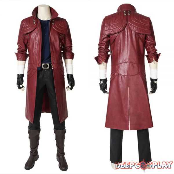 Devil May Cry 5 Vergil Cosplay Costume Leather Full Set