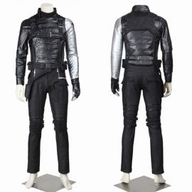 Winter Soldier Cosplay Costume Bucky Barnes Costume Deluxe